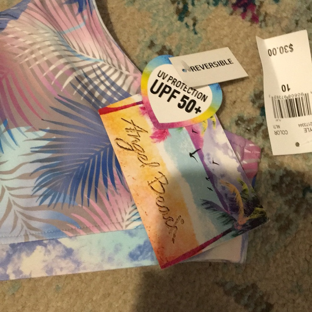 Girls size 10 2 piece swimsuit - Picture 2 of 7